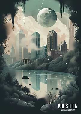 Austin Skyline cityscape