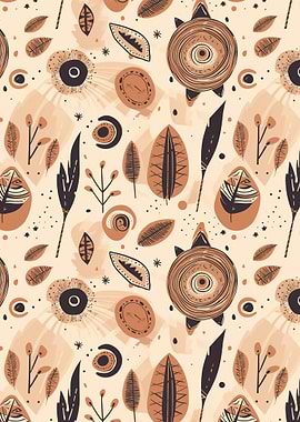 Bohemian Pattern Boho Art