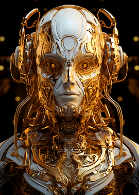 Fantasy Cyborg Warrior