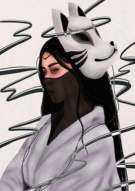 Katsumi and Kitsune Mask