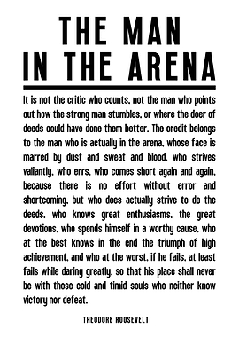 The Man in the Arena
