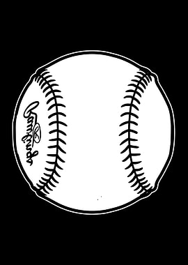Baseball BnW 08