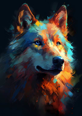 Siberian Husky Dog Dear