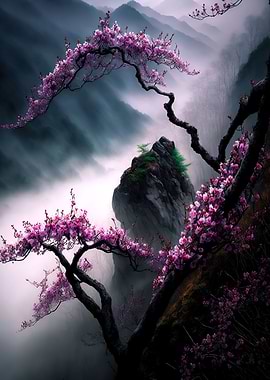 Cherry blossoms Landscape