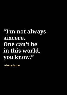 greta garbo quotes
