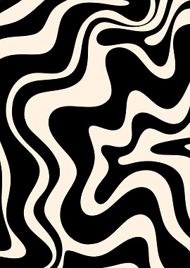 Retro Liquid Swirl Pattern