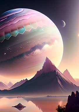 Fantasy Planet Landscape