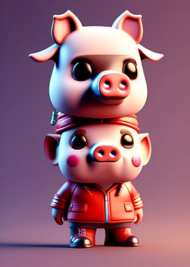 TWO PIG