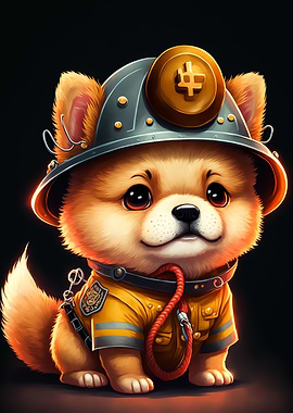 Dog Firefighter