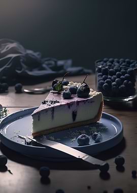 blueberry cake