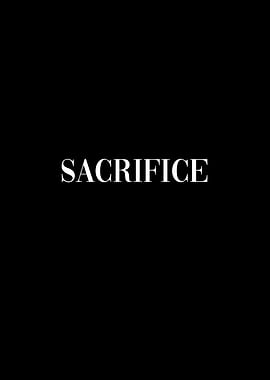 Sacrifice Motivation Word