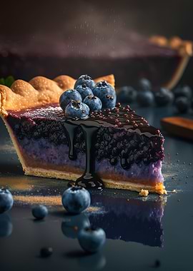 blueberry cake