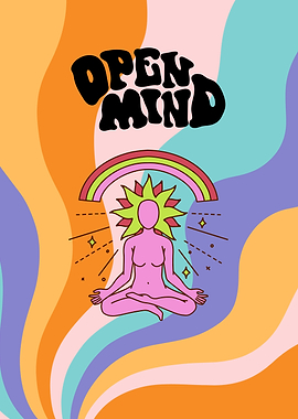 Groovy Open Minded Hippie