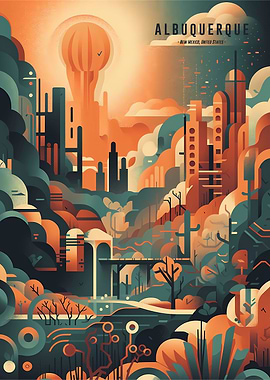 Albuquerque Skyline horizo