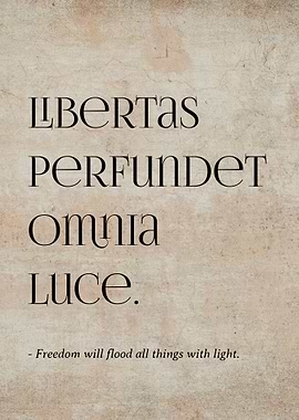 Latin Quote Freedom