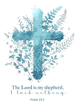 Watercolor Cross Painting