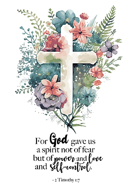 Bible Verse Cross Painting