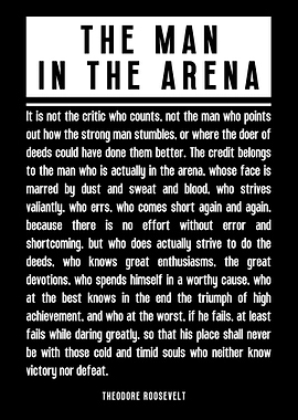 The Man in the Arena