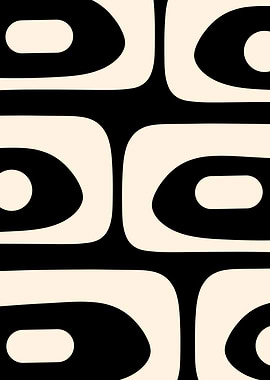 Midcentury Piquet Abstract