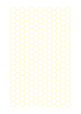 Notebook honeycomb pattern