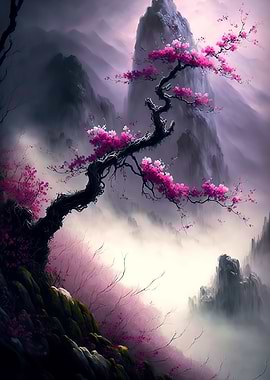 Cherry blossoms Landscape