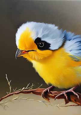 Bird sitting on a branch