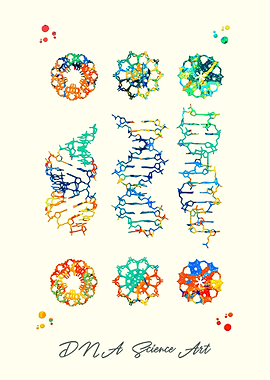 DNA Science Art