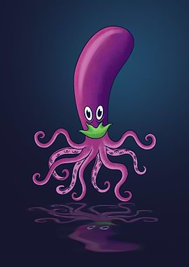 Funny Eggplant Vegetable