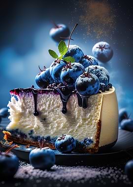 blueberry cake