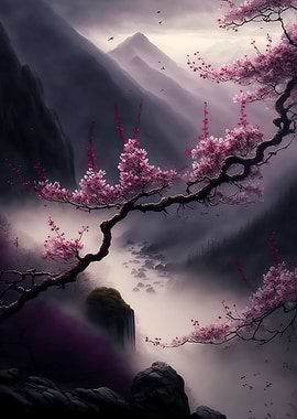 Cherry blossoms Landscape