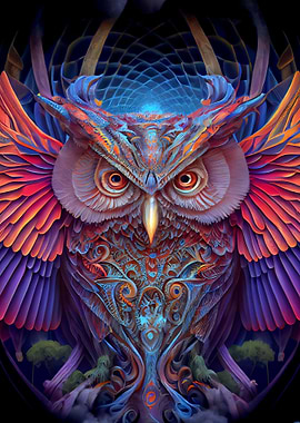 abstract owl