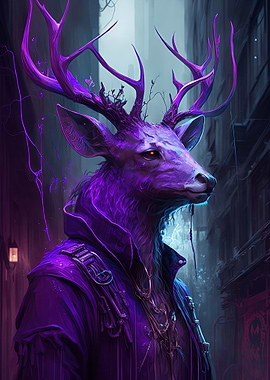 Deer Cyberpunk