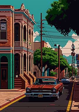 Brownsville Pixel art