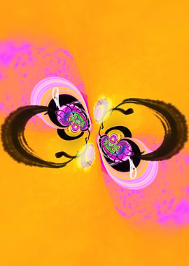 Metal Poster Abstract Art