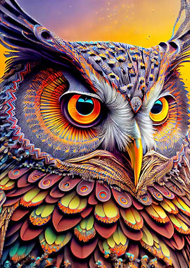 abstract owl