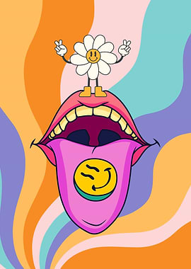 Trippy Retro 70s Acid