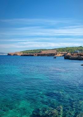 Ibiza coastal landscape