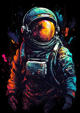 Astronaut abstract