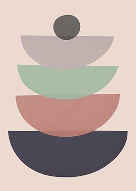 Minimalist watercolor H