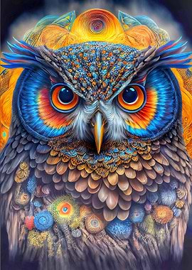 abstract owl