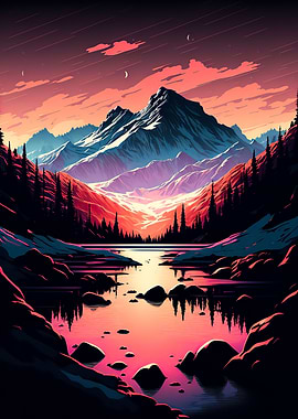 mountains nature landscape