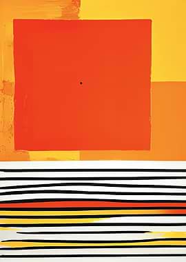 Abstract Shapes Sunset