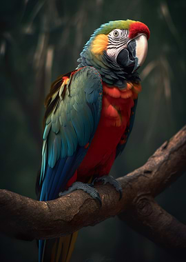 Parrot Realism Perch