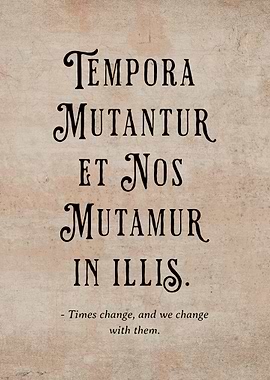 Latin Quote Times Change