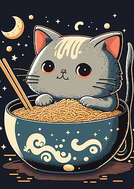 cat ramen japan
