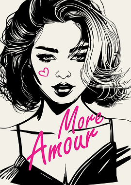 More Amour Pink Pop Art