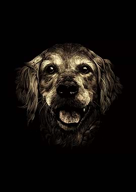 Golden Retriever Art