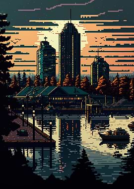 Espoo Pixel art