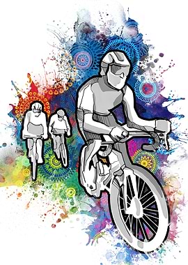 cycling silhouette 20