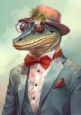 Lizard Enchanted garden